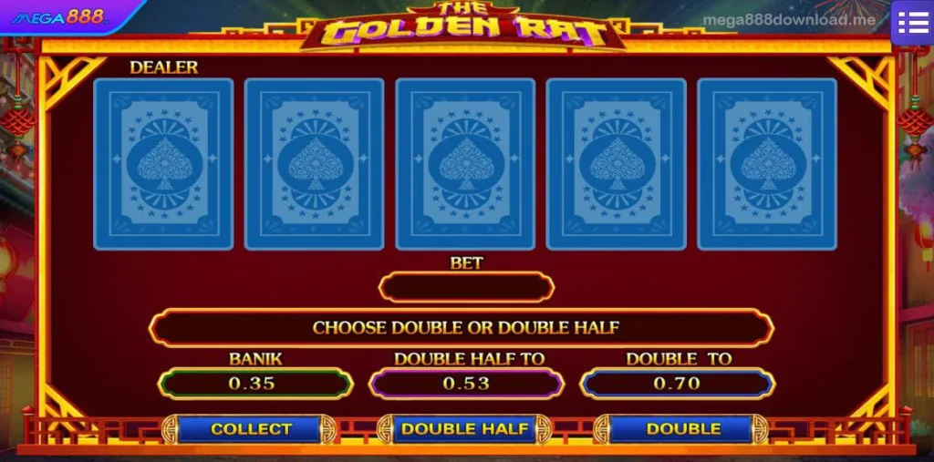 The Golden Rat gamble gameplay