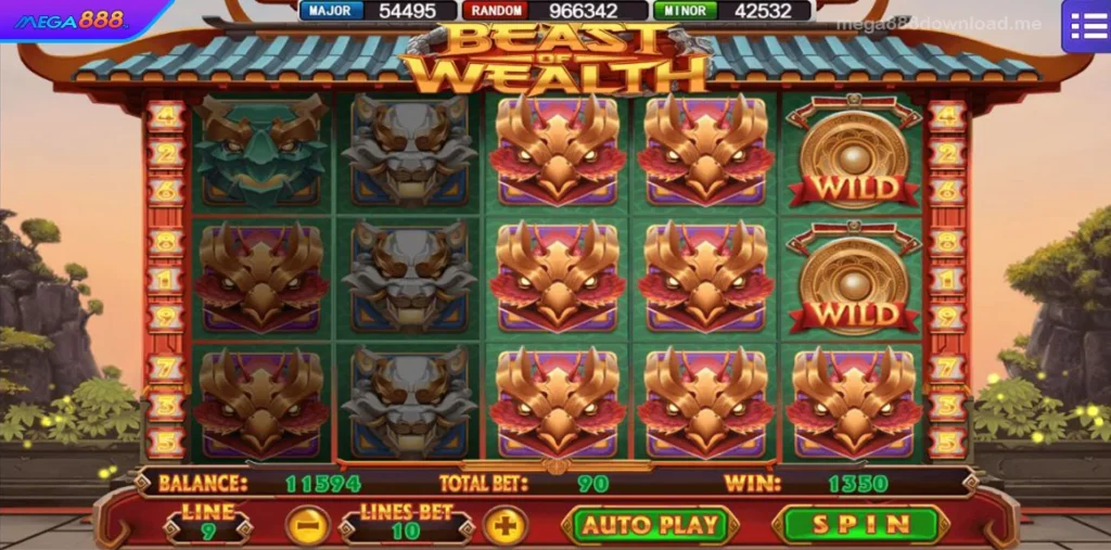 Mega888 Beast of Wealth Big Win
