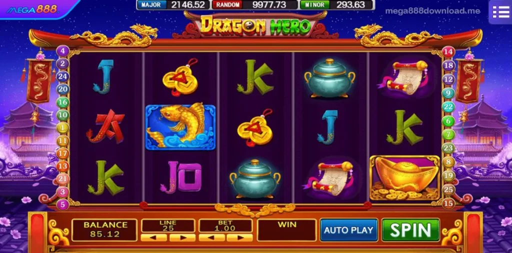 Mega888 Download Dragon Hero gameplay